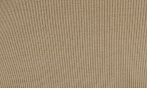 Shop Madewell High V-neck Regenerative Cotton Rib Tank In Faded Fatigue