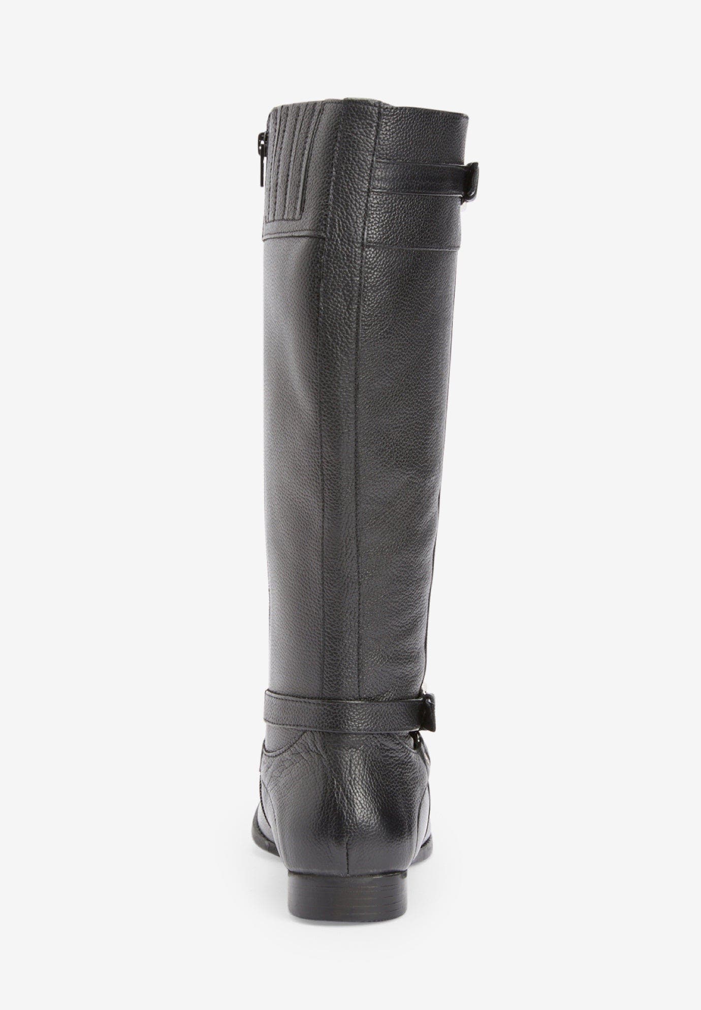 Comfortview The Janis Tall Regular Calf Leather Boot, Alternate, color, Black