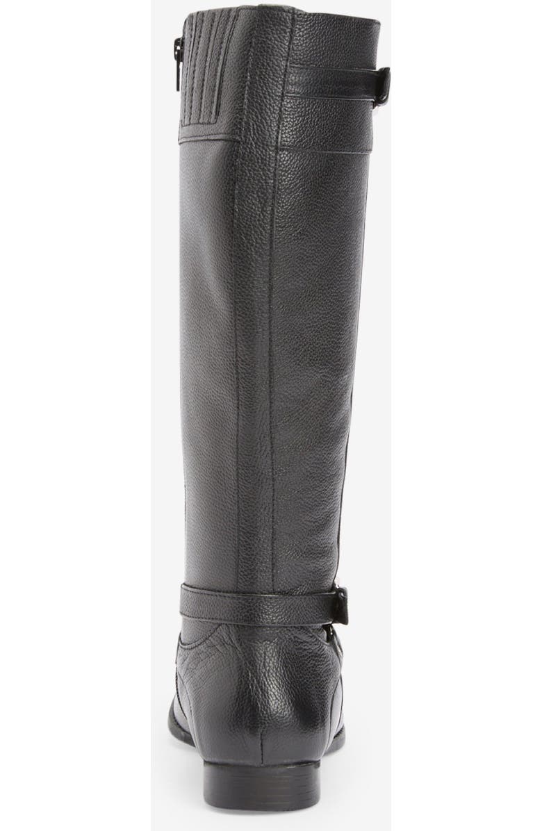 Comfortview The Janis Tall Regular Calf Leather Boot, Alternate, color, Black