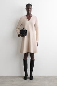 COS Tailored V-Neck Mini Dress