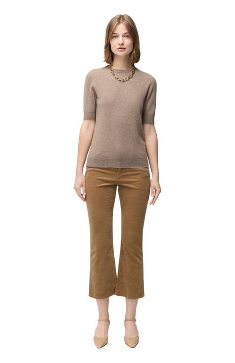 Crew Neck Cashmere Top