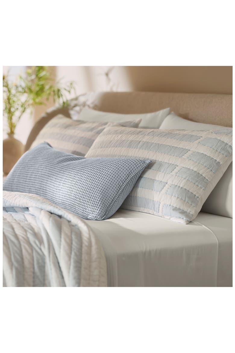 Shoreline Quilt Set, Alternate, color, WHITE/ SEABREEZE