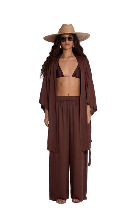 Satin Shore Robe Cover-Up