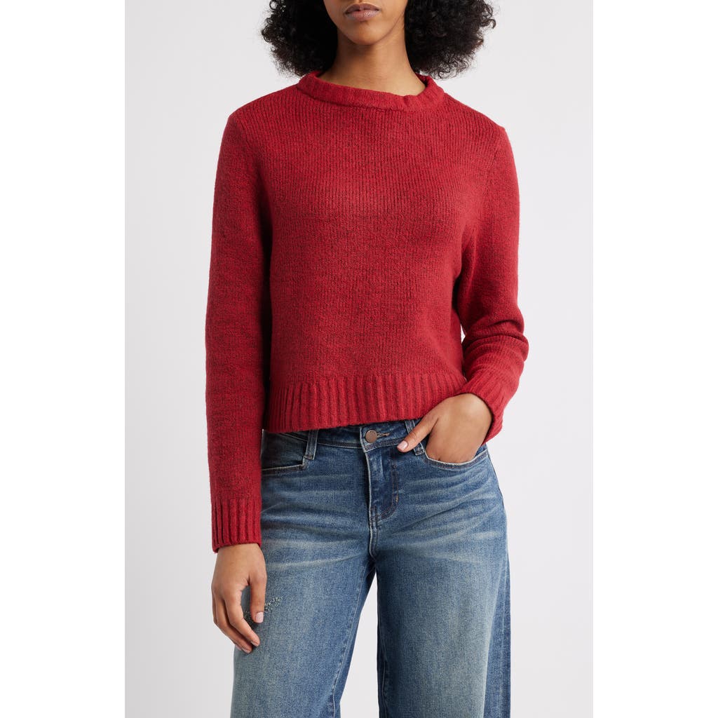 Pacsun Naomi Crewneck Sweater In Red