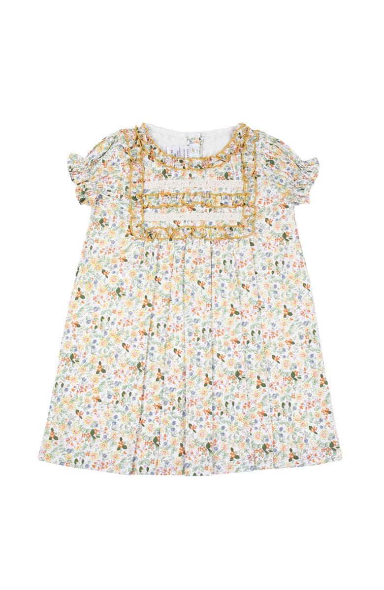 Cuclie Floral Dress, Main, color, Yellow Multi