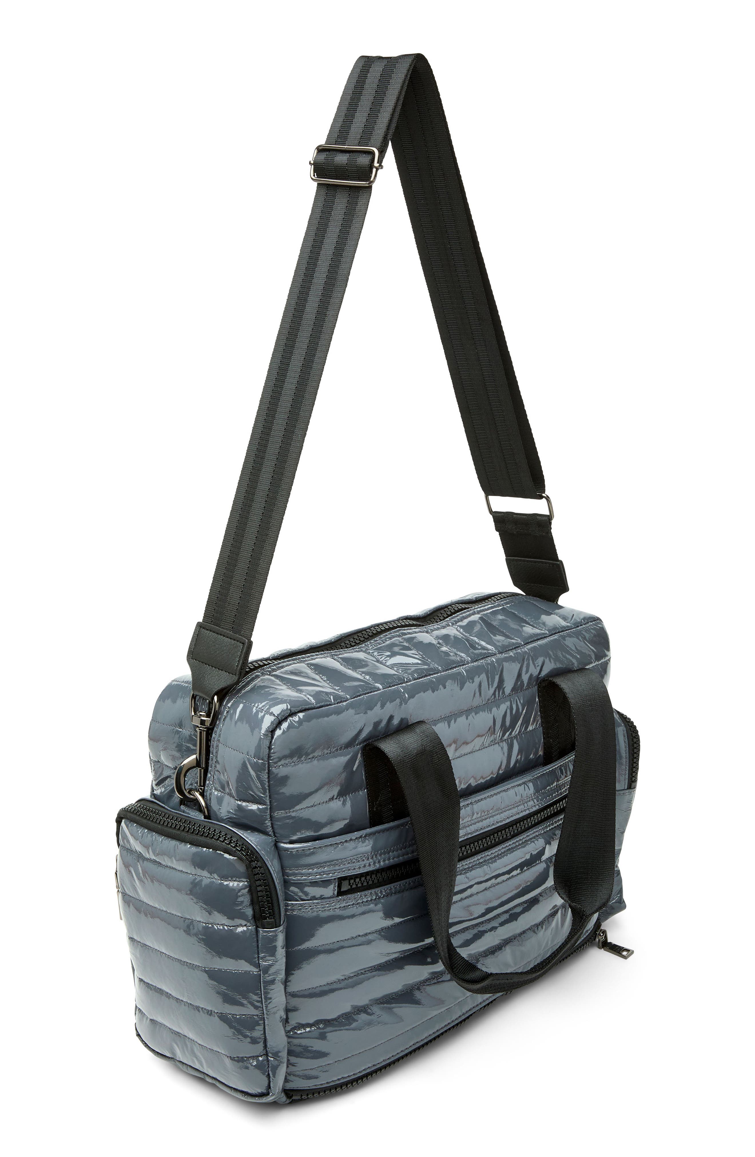 THINK ROYLN Voyager Travel Bag, Alternate, color, Carbon Patent