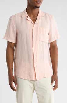 BOSS Ellino Linen Camp Shirt