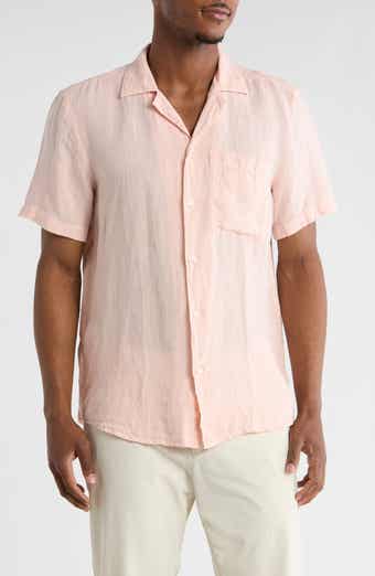 BOSS Ellino Linen Camp Shirt