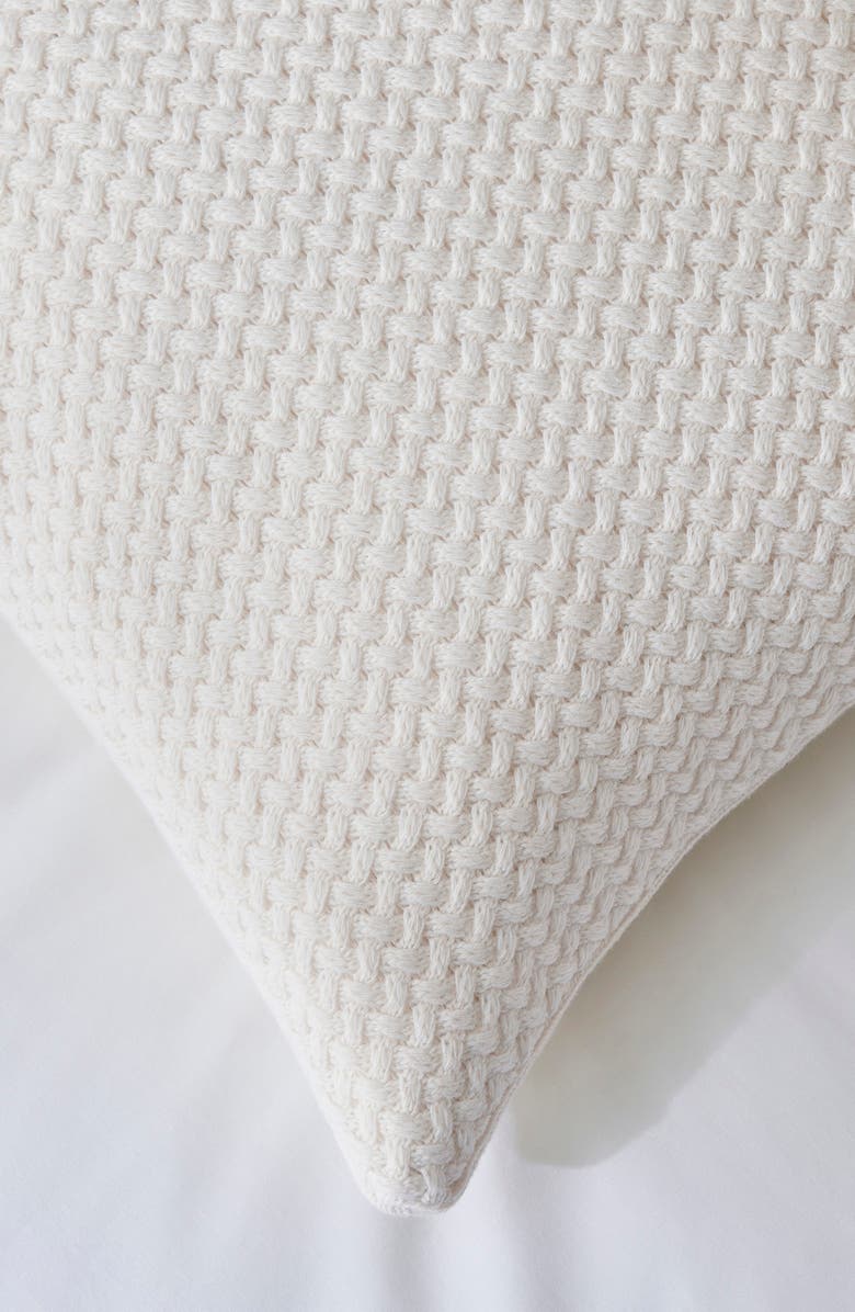 The White Company Manon Lambswool Blend Knit Cushion Cover, Alternate, color, 