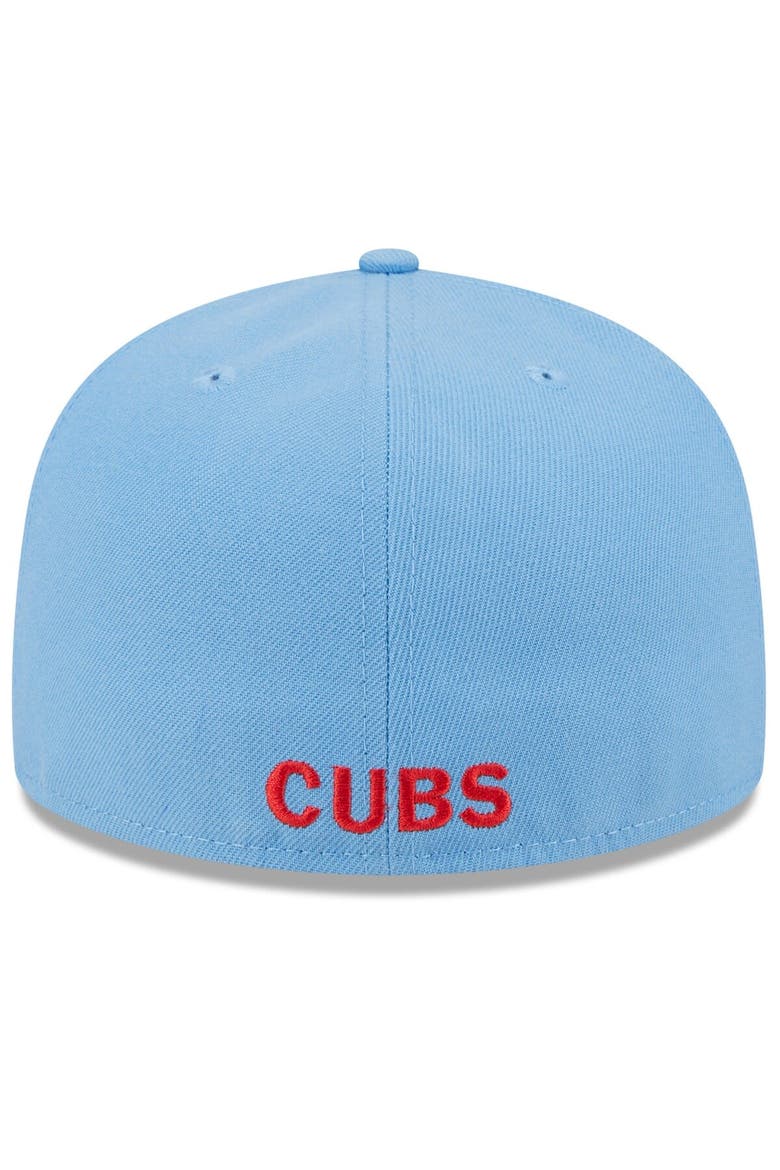 Men's New Era Royal/Light Blue Chicago Cubs Gameday Sideswipe 59FIFTY Fitted Hat, Alternate, color, Royal