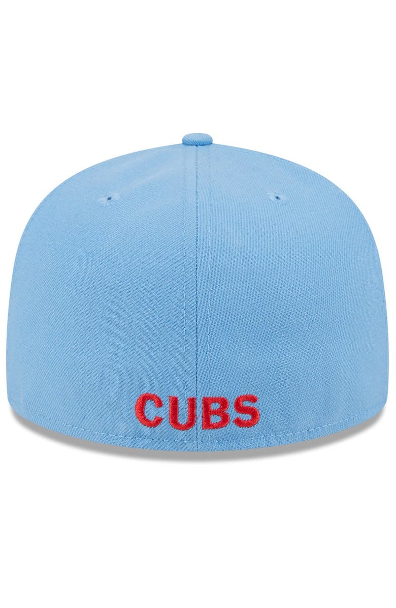 New Era Men's New Era Royal/Light Blue Chicago Cubs Gameday Sideswipe 59FIFTY Fitted Hat, Alternate, color, Royal
