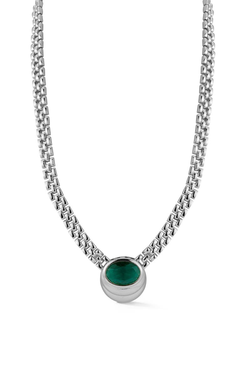 Statement Necklace, Main, color, SILVER