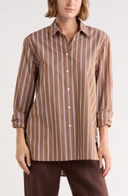 rag & bone Monty Stripe Button-Up Shirt