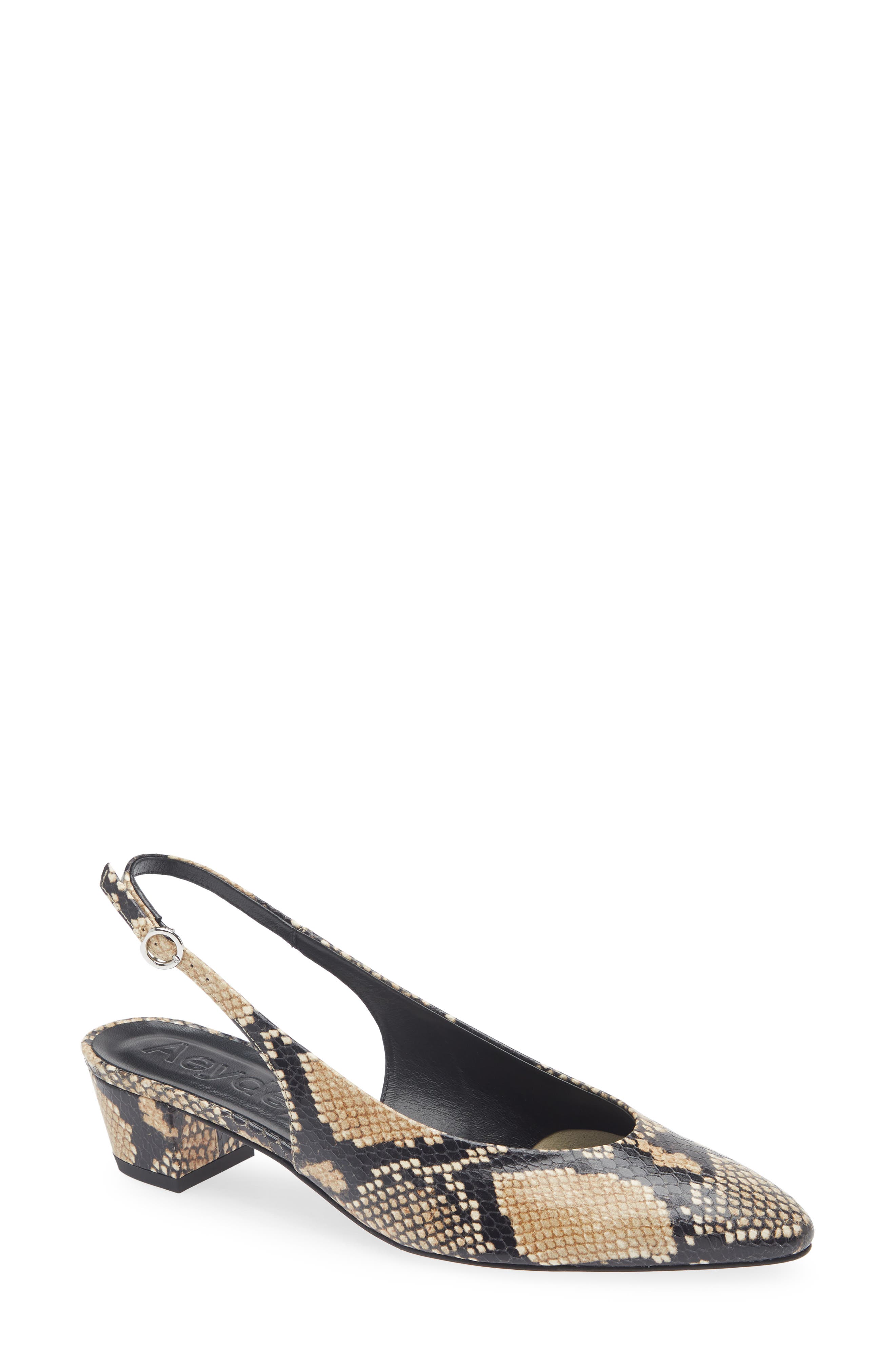 aeyde Celeste Slingback Pump, Main, color, Hazelnut
