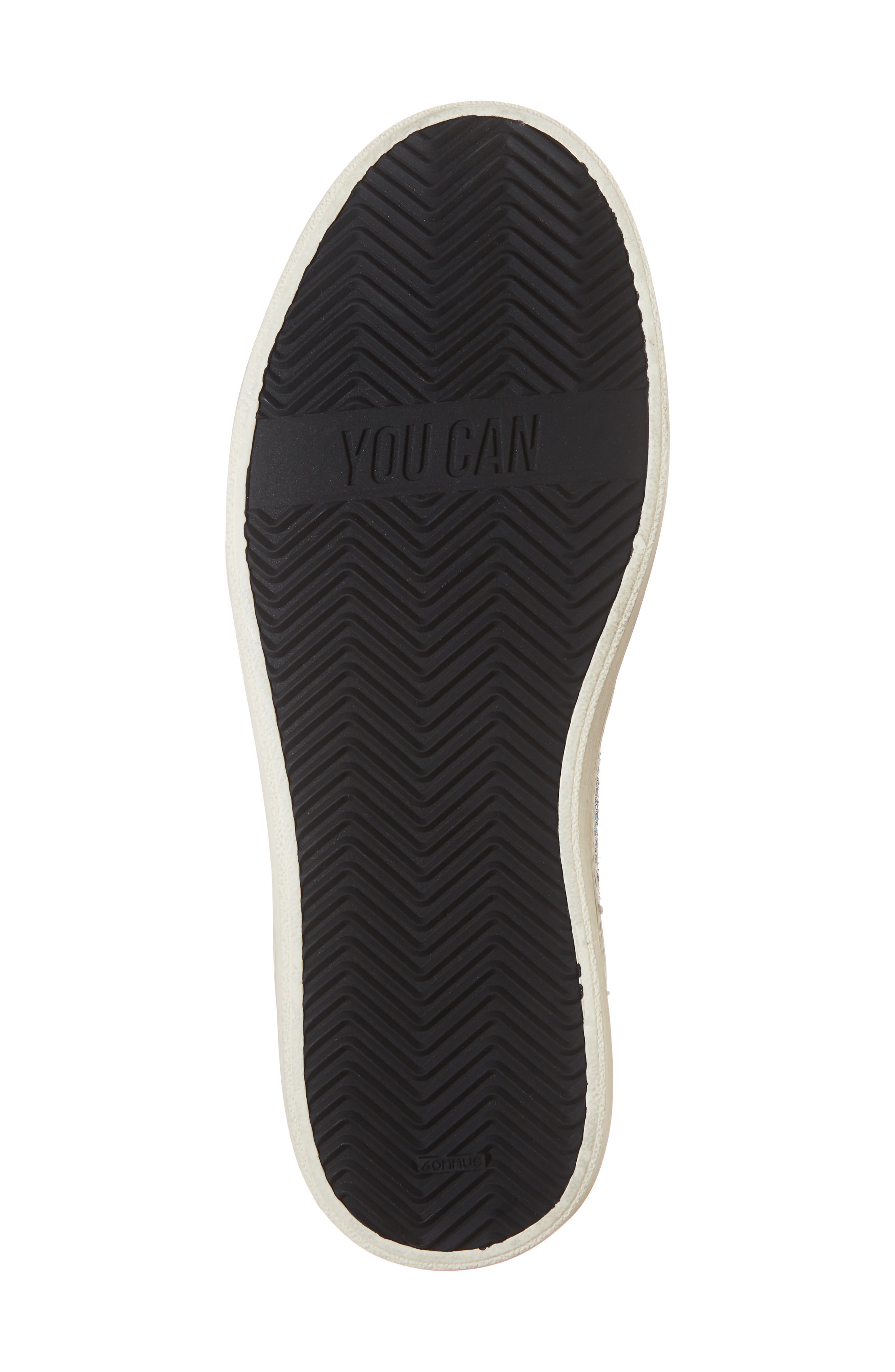 John Sneaker, Alternate, color, SILVER GLITTER
