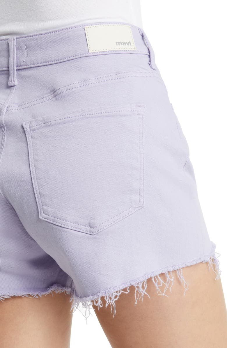 Mavi Jeans Rosie High Waist Cutoff Denim Shorts, Alternate, color,