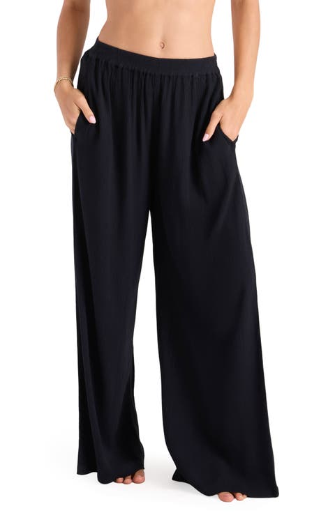 Stoneshine Junki Wide Leg Cover-Up Pants
