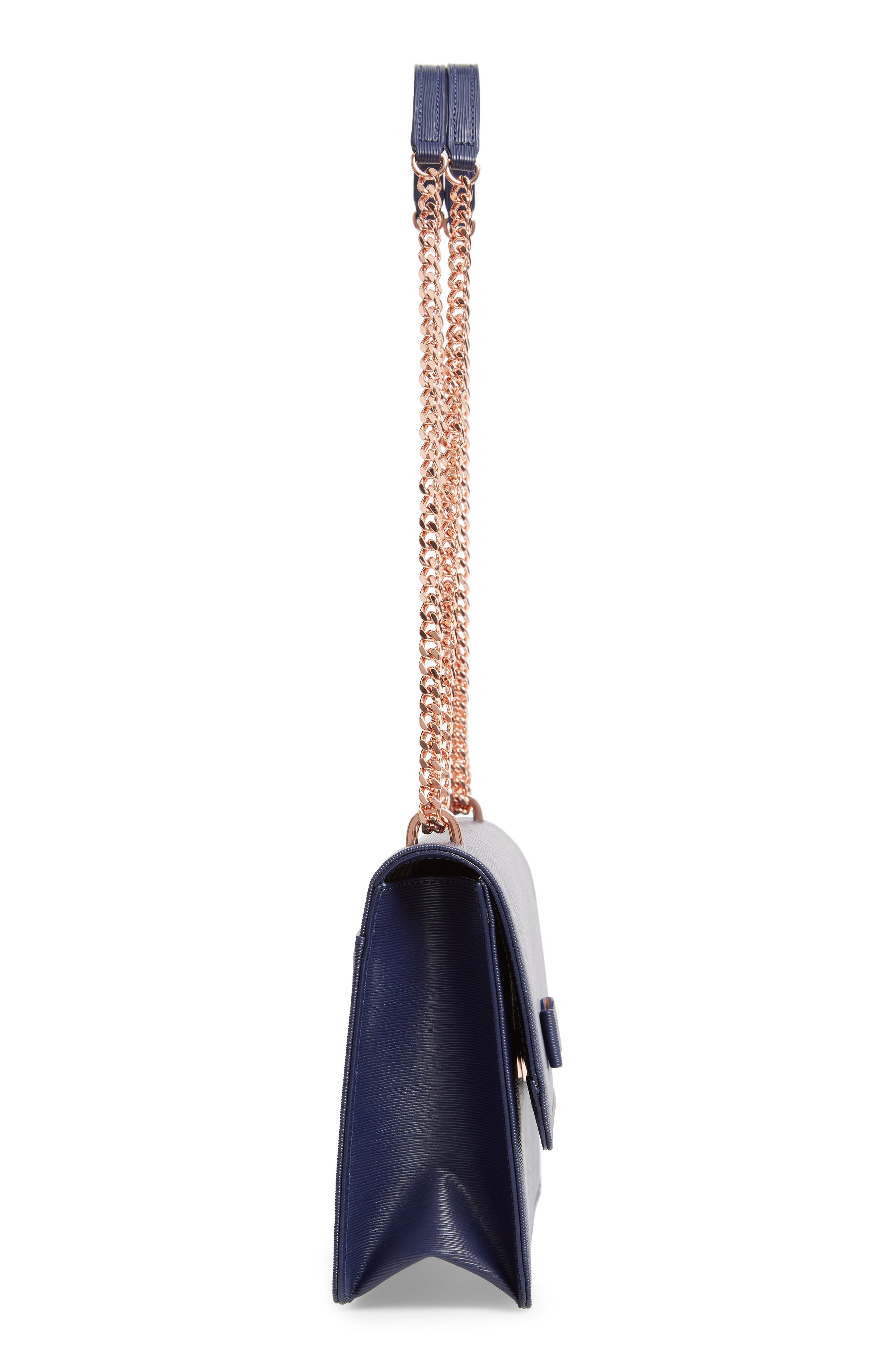 Ted Baker London Bow Leather Crossbody Bag, Alternate, color, 