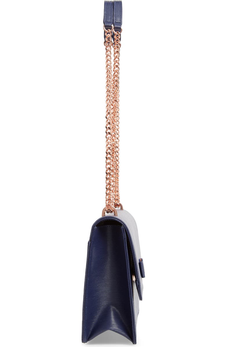 Ted Baker London Bow Leather Crossbody Bag, Alternate, color,