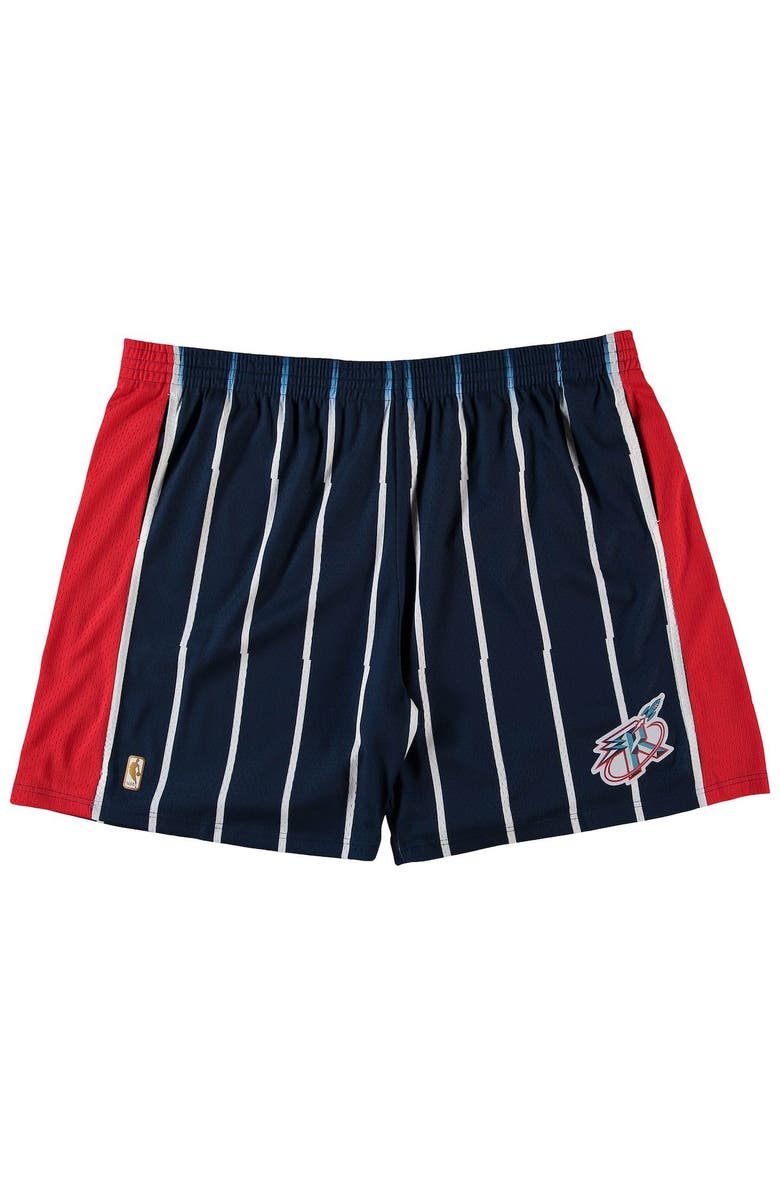 Mitchell & Ness Men's Mitchell & Ness Navy Houston Rockets Big & Tall Hardwood Classics Team Swingman Shorts, Alternate, color, Navy