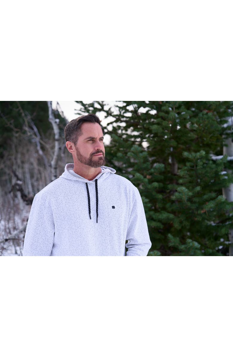 Black Clover Hughes Hoodie, Alternate, color, White Black