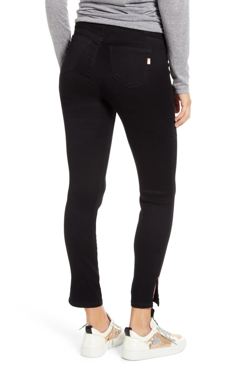 1822 Denim Butter Ankle Slit Maternity Jeans, Alternate, color,