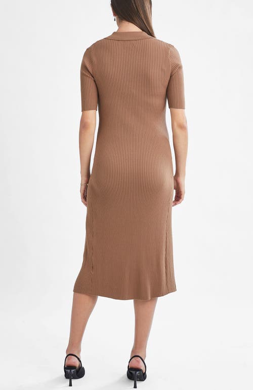 Angel Maternity Elegance Knit Maternity Midi Dress