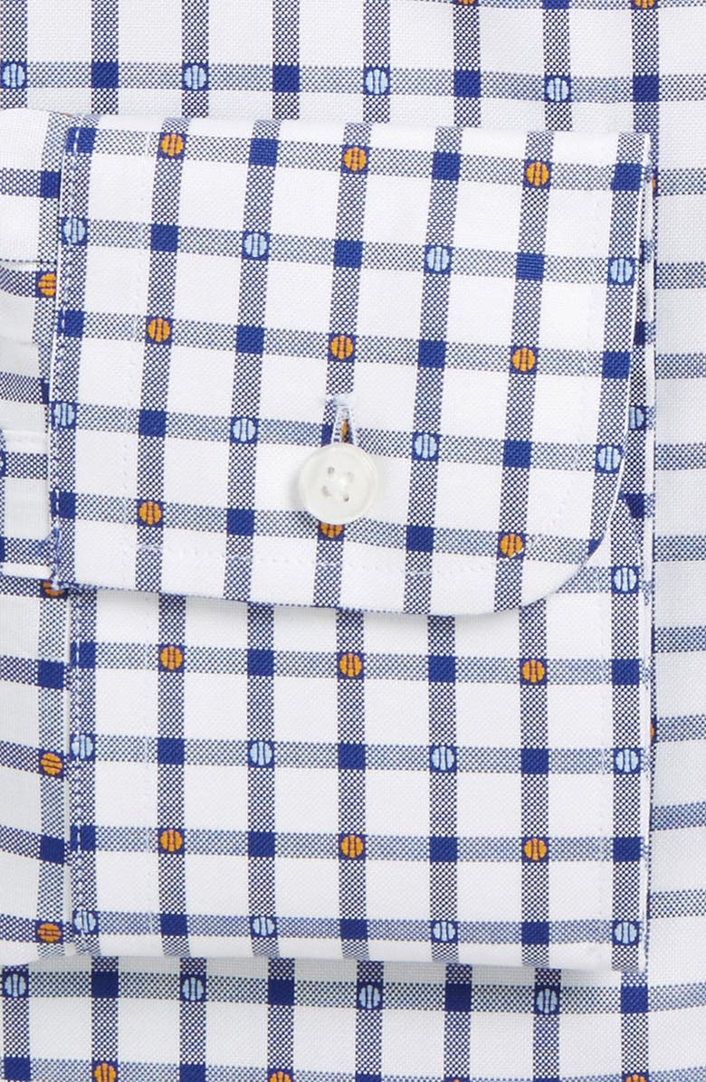 Thomas Pink Slim Fit Check Dress Shirt, Alternate, color,