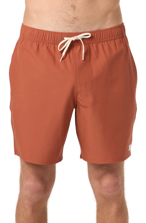 Lennox Hermosa Solid Volley Swim Trunks