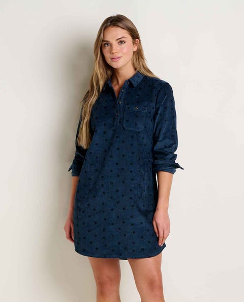 Cascadia Popover Long Sleeve Dress