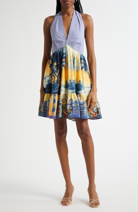 Song of Saint Anthony Cotton Halter Dress