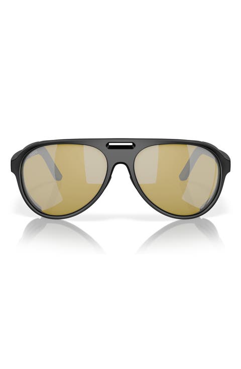 59mm Polarized Pilot Sunglasses
