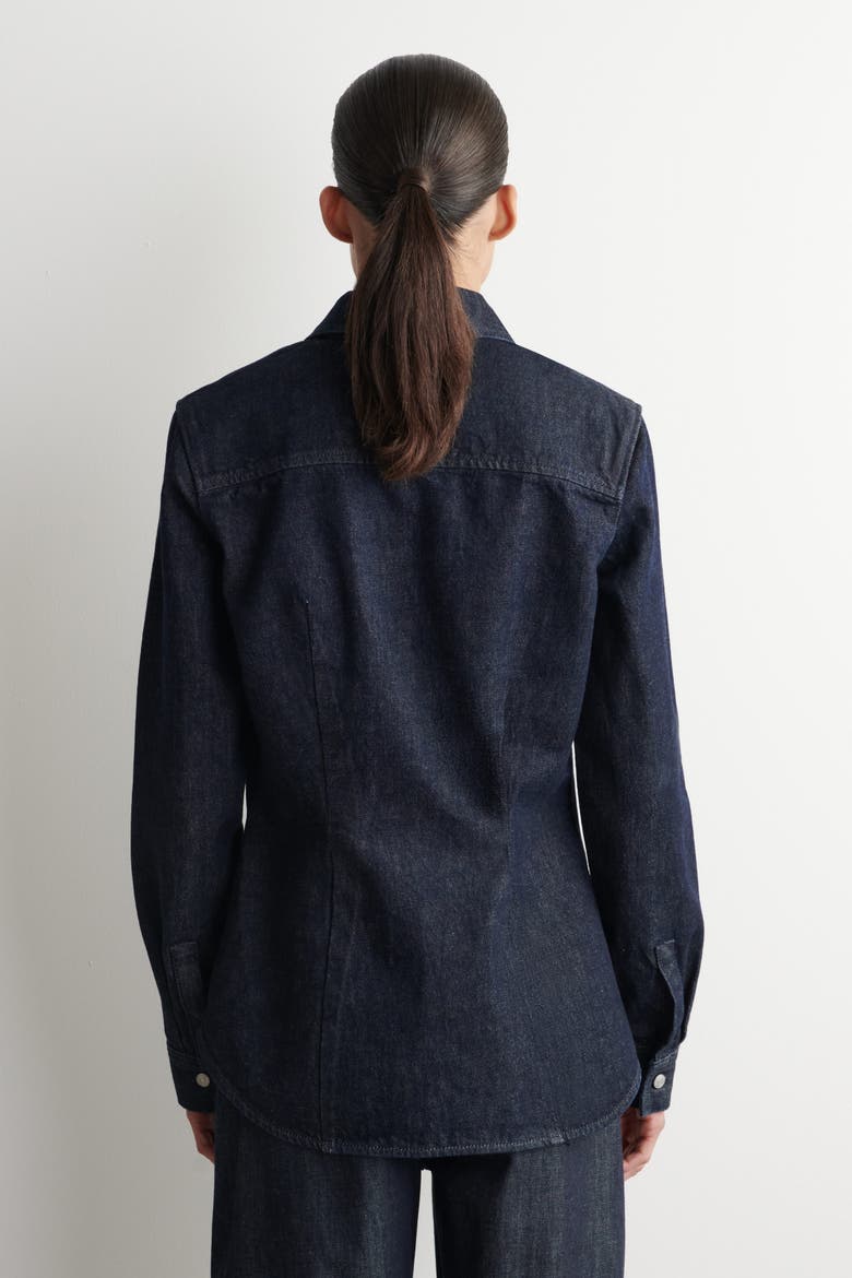 Denim Shirt, Alternate, color, INDIGO
