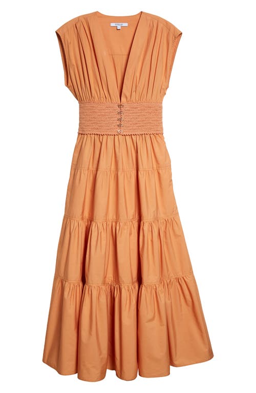 Derek Lam Antara A-line Dress In Soft Peach