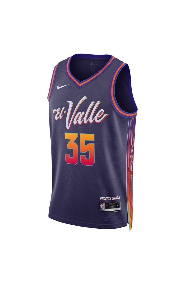 Nike Unisex Nike Kevin Durant Purple Phoenix Suns 2023/24 Swingman Jersey - City Edition, Alternate, color, 