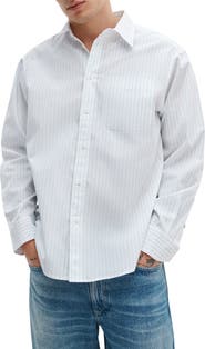 rag & bone Relaxed Fit Cotton Poplin Button-Up Shirt