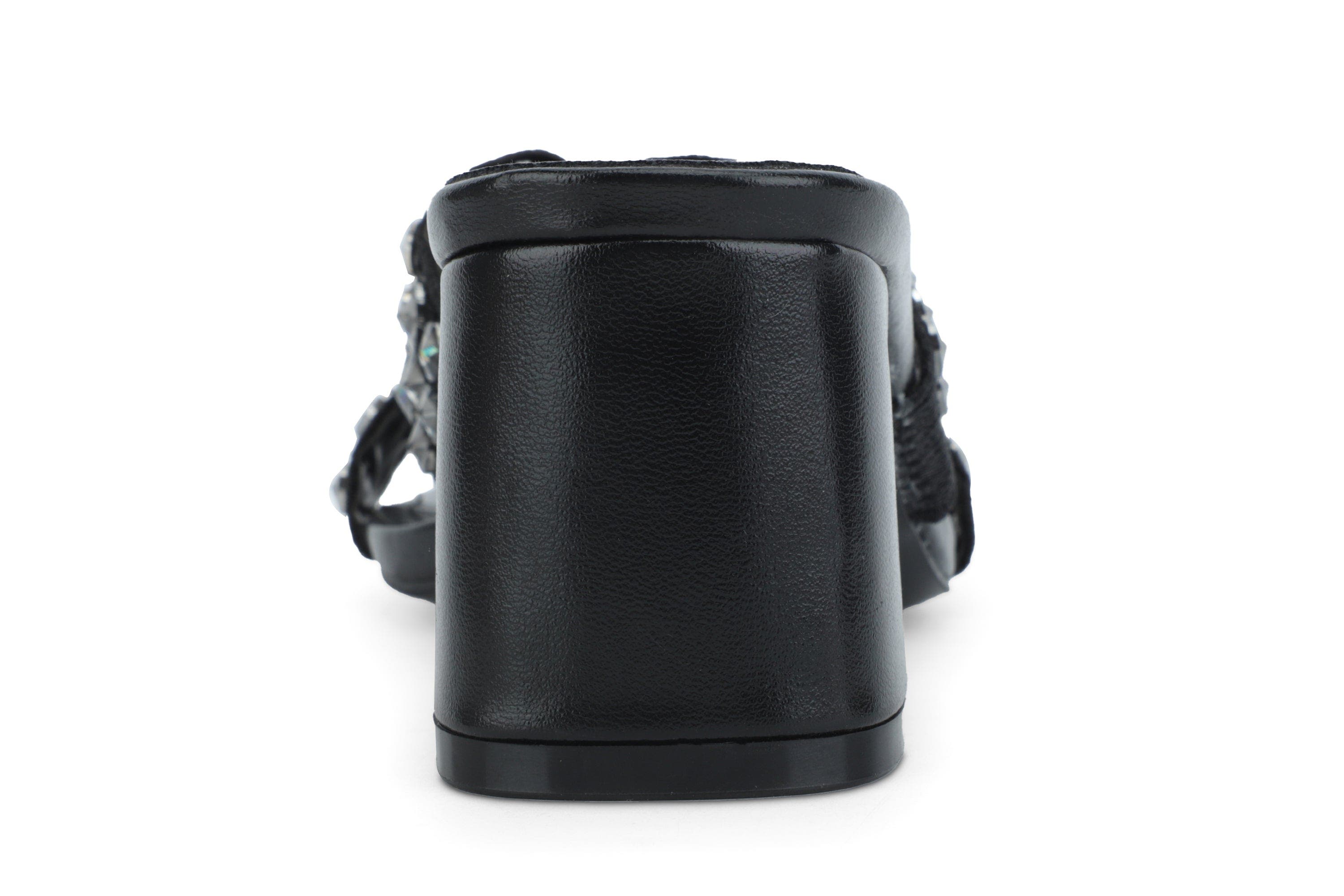 Lauren Lorraine Sassy Sandals, Alternate, color, Black