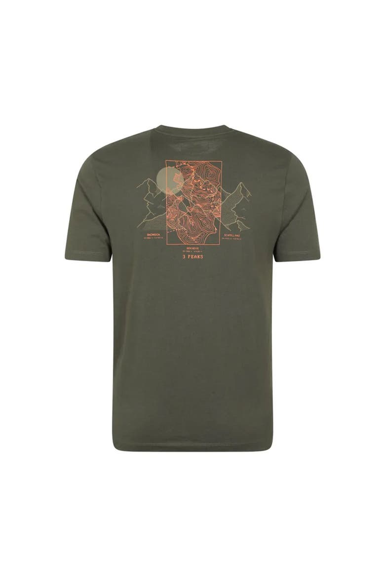 3 Peaks Cotton T-shirt, Alternate, color, Green