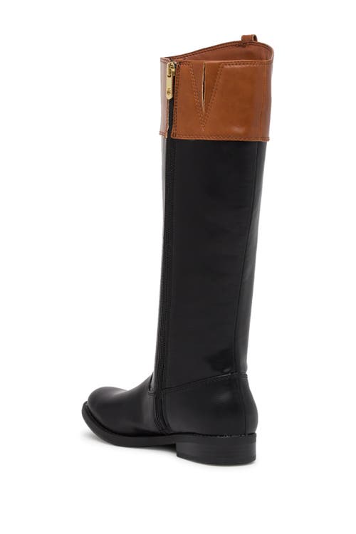 Tommy Hilfiger Shyenne Mid Calf Boot In Black Multi Ll