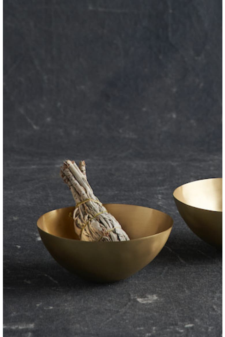 Bowls Extra Small Set of 4, Alternate, color, Brass