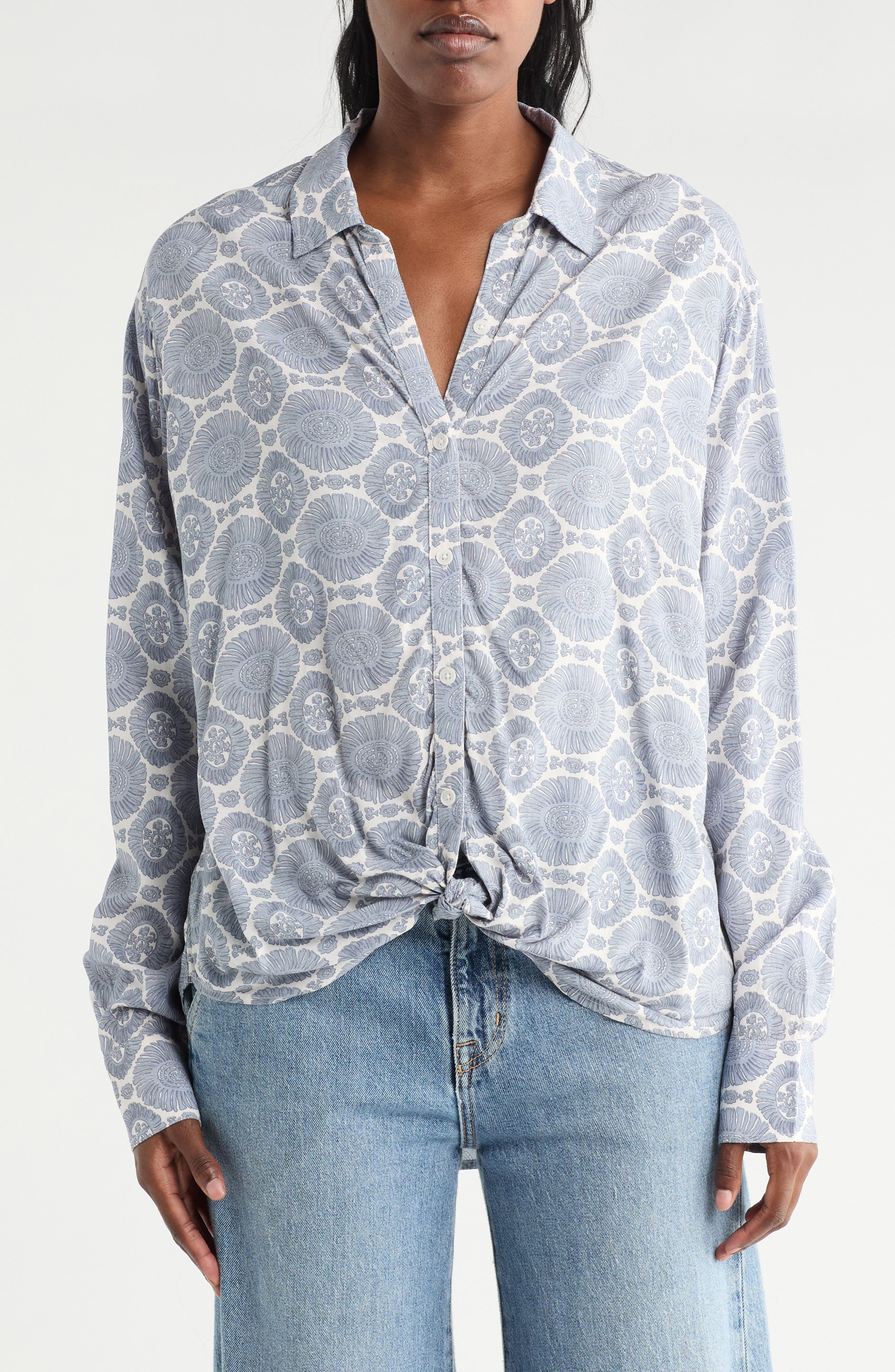 Mackenzie Paisley Print Blouse - image 3