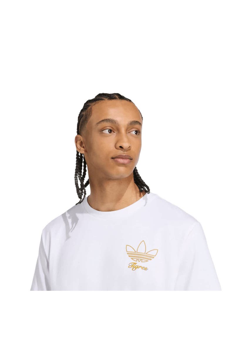 adidas Men's adidas White Tigres UANL Terrace Icons Collection Graphic T-Shirt, Alternate, color, White