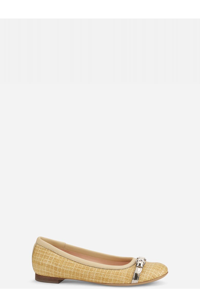 AGL Mae Cap Toe Ballet Flat, Main, color, Light Beige