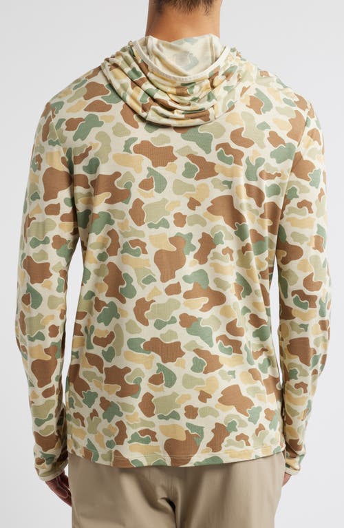 Free Fly Camouflage Lightweight Upf 20+ Hoodie In Vintage Camo