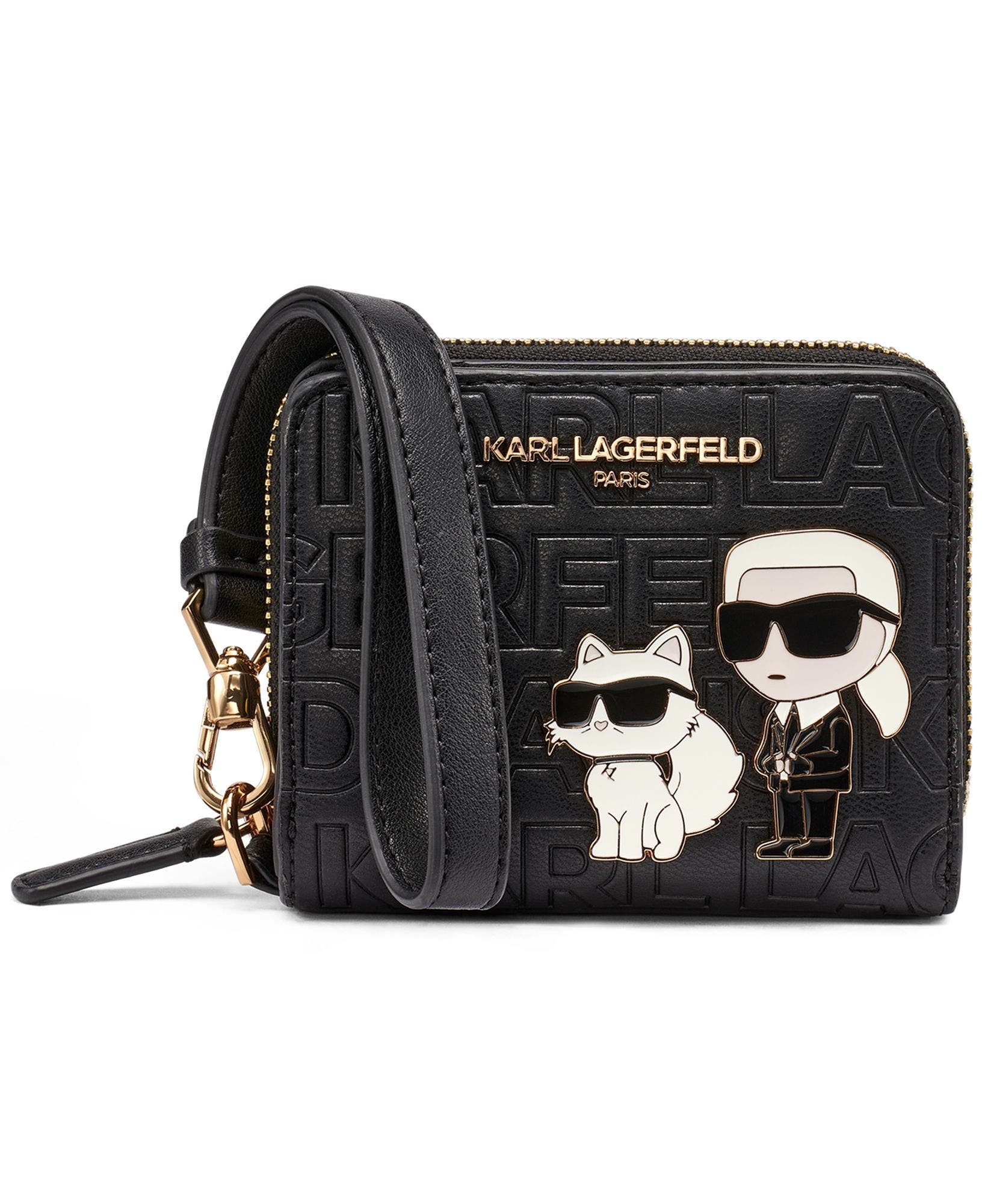 Meribel Wallet, Main, color, Black/Gold