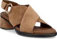 ECCO Cross Strap Slingback Sandal