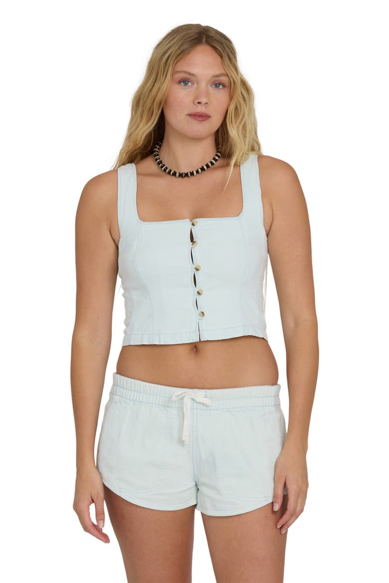 Eezy Waist Shorts, Alternate, color, CLEARWATER