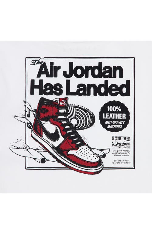 Jordan Kids' Air Has Landed Graphic T-shirt In White