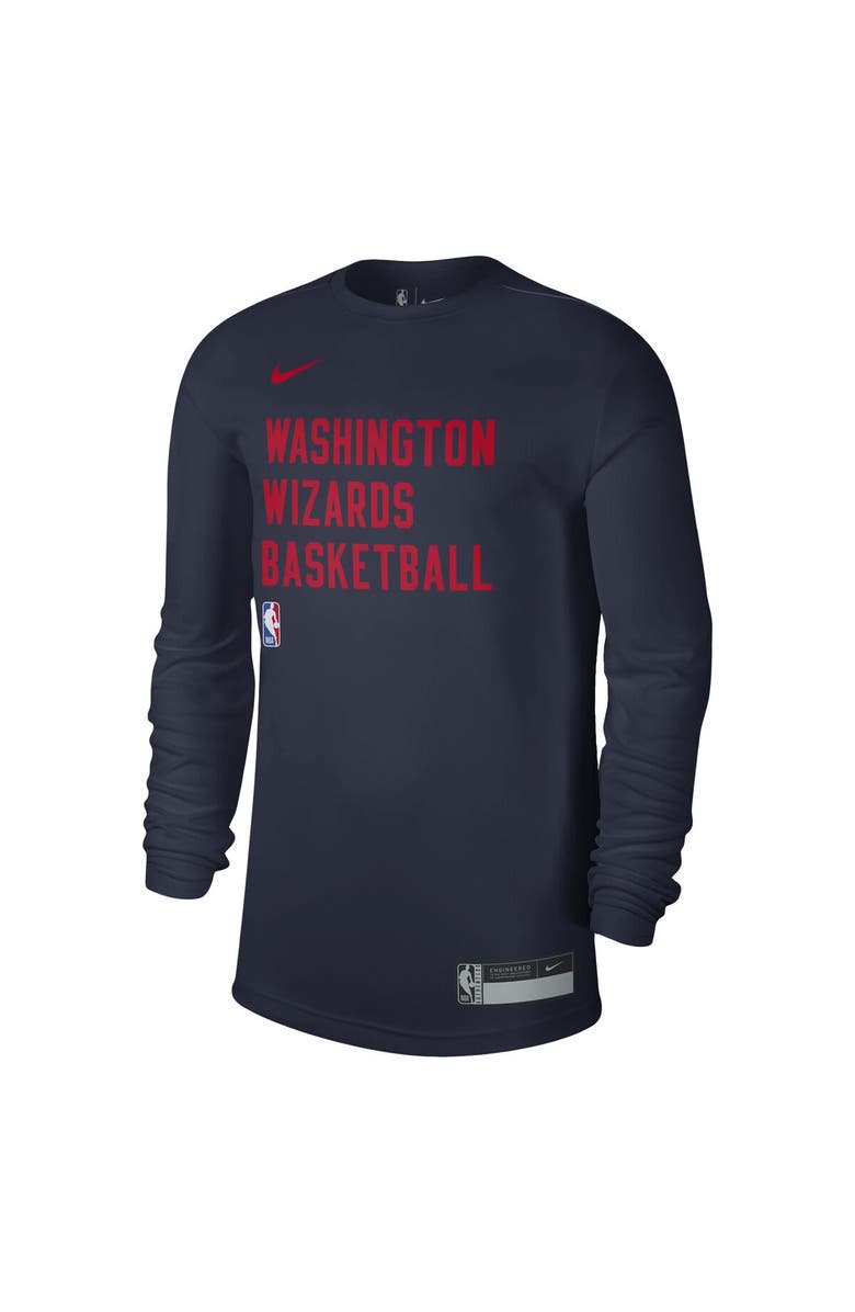 Nike Unisex Nike Navy Washington Wizards 2023/24 Legend On-Court Practice Long Sleeve T-Shirt, Alternate, color, Navy