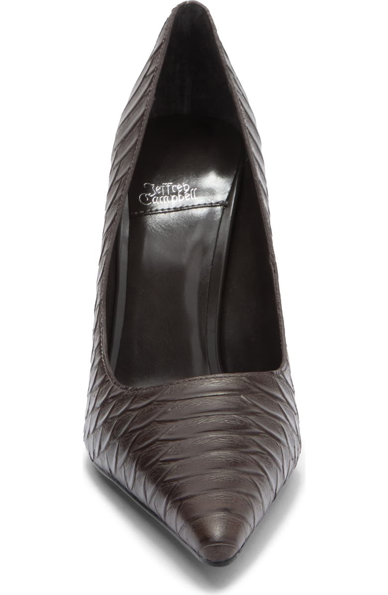 Jeffrey Campbell Good Luck Pump, Alternate, color, Grey Snake